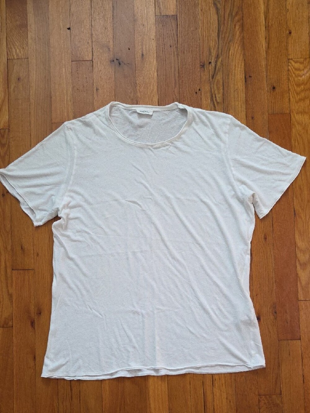 American Vintage White Short Sleeve Crewneck Tee